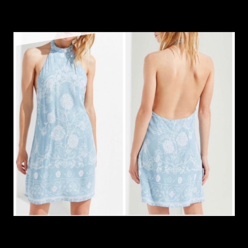 Blue urban dress